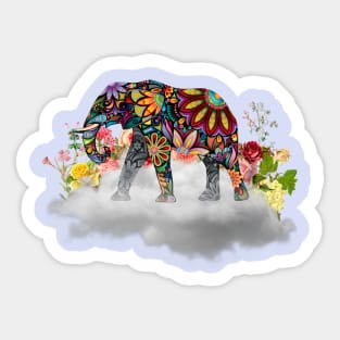 MANDALA ELEPHANT Sticker